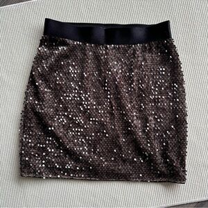 BAILEY / 44 Black Sequin Dancing Queen Skirt